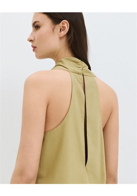 Mini poplin A-line vestito ACCESS fashion | 63-3039-187OLIVE
